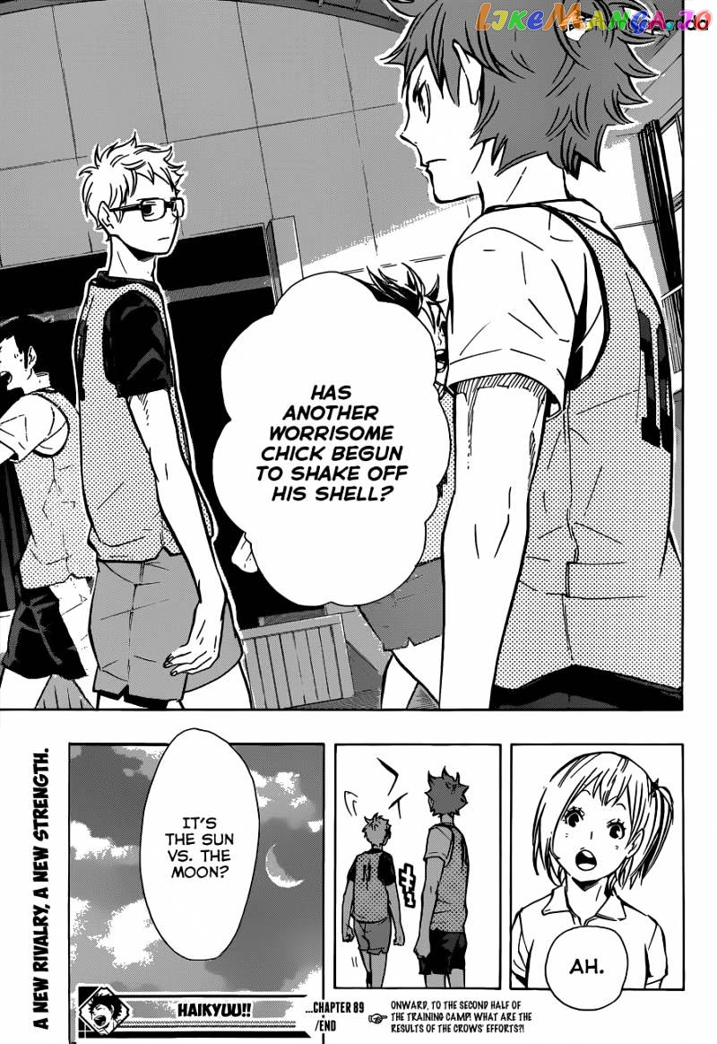 Haikyuu!!, Chapter 89 image 18